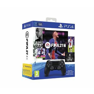 PS4 Dualshock Controller v2 Black + FIFA 21 VCH + FUT VCH + PS+14dana
