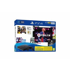 PlayStation 4 500GB F Chassis Black + FIFA 21 + FUT VCH + PS Pl 14dana