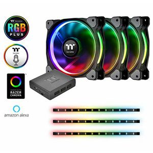 Hladnjak za kućište Thermaltake Riing Plus 12 RGB Lumi (3 kom+HUB)