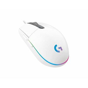 Miš žični Logitech G203 Lightsync Bijeli