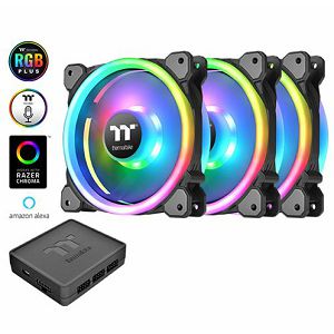 Hladnjak za kućište Thermaltake Riing Trio 12 RGB (3 komada + HUB)