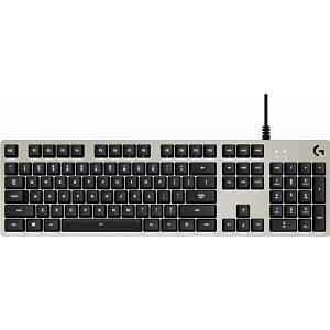 Tipkovnica žična Logitech G413 Gaming Keyboard, srebrna