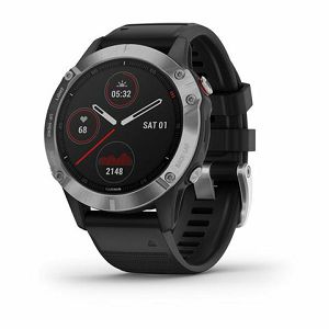 Garmin fenix 6 Silver crni remen