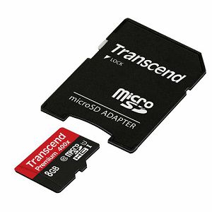 Memorijska kartica Transcend  SD MICRO 8GB HC Class 10 U1 + ad TS