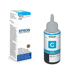 Tinta Epson T6732 L800 cyan ecotank C13T67324A 70ml