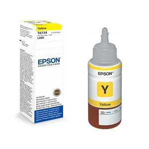 Tinta Epson T6734 L800 yellow ecotank C13T67344A 70ml