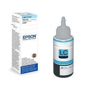 Tinta Epson T6735 L800 light cyan ecotan C13T67354A 70ml