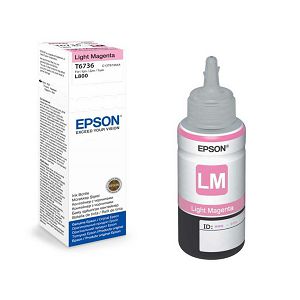 Tinta Epson T6736 L800 light magenta ecotank C13T67364A 70ml