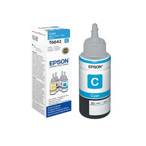 Tinta Epson T6642 L110/210/550 cyan ecotan C13T66424A 70ml