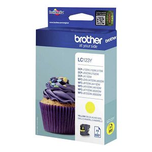 Tinta Brother LC123Y yellow 600 str.