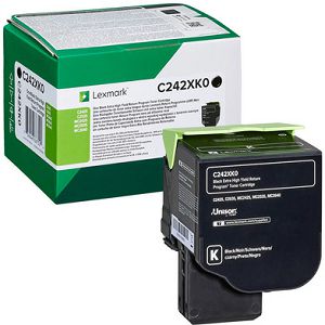 Toner Lexmark C242XK0 black  6k
