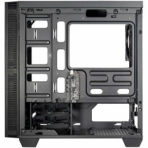 Chassis INTER-TECH X-608 INFINITY MICRO, microATX, RGB, Front and Side Tempered Glass, w/o PSU