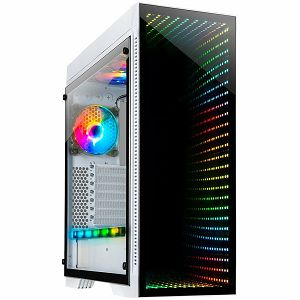 Chassis INTER-TECH X-908 INFINI2 Gaming Tower, eATX, 2xUSB3.0, 2xUSB3.0 Type-C, Audio, PSU Optional, Tempered Glass Fron and Side, 3x120mm RGB fans