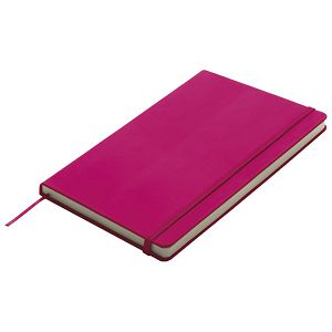 Notes 13x21 cm čisti 95L s gumicom Kiel rozi