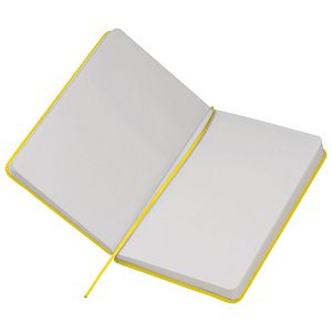 Notes 13x21 cm čisti 95L s gumicom Kiel žuti
