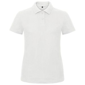 Majica kratki rukavi polo B&C ID.001/women 180g bijela S