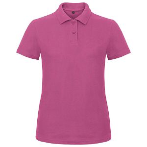 Majica kratki rukavi polo B&C ID.001/women 180g roza XL
