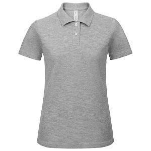 Majica kratki rukavi polo B&C ID.001/women 180g svijetlo siva XS