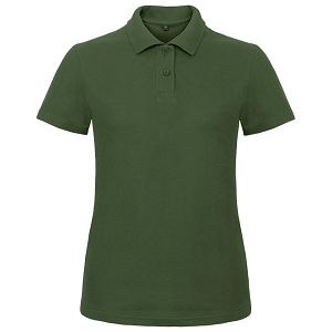 Majica kratki rukavi polo B&C ID.001/women 180g tamnozelena S