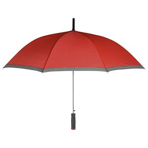 Kišobran automatik s eva guma drškom crveni