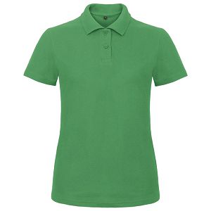 Majica kratki rukavi polo B&C ID.001/women 180g trava zelena S