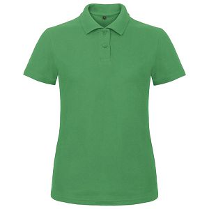 Majica kratki rukavi polo B&C ID.001/women 180g trava zelena L