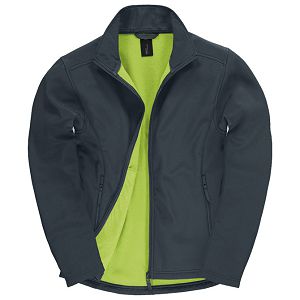 Jakna zip unisex B&C ID.701 Softshell tamno plava L