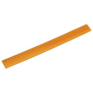 Ravnalo pvc 30 cm fleksibilno narančasto!!