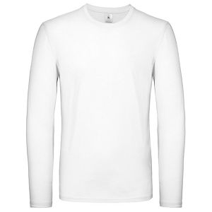 Majica dugi rukavi B&C #E150 LSL bijela M