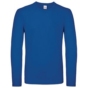 Majica dugi rukavi B&C #E150 LSL zagrebačko plava S