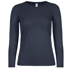 Majica dugi rukavi B&C #E150/women LSL tamno plava S