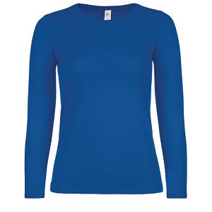Majica dugi rukavi B&C #E150/women LSL zagrebačko plava XS