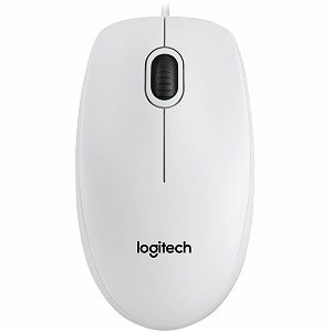 LOGITECH Corded  Mouse B100 - Business EMEA - WHITE