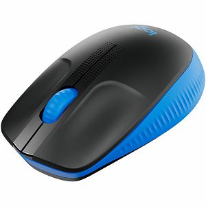 LOGITECH M190 Full-size wireless mouse - BLUE - 2.4GHZ - EMEA - M190