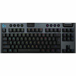 LOGITECH G915 TKL Tenkeyless LIGHTSPEED Wireless RGB Mechanical Gaming Keyboard - CARBON - US INTL - 2.4GHZ/BT - INTNL - TACTILE SWITCH