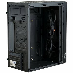 Case Micro ATX Akyga AK35BK 2x USB 2.0 black w/o PSU