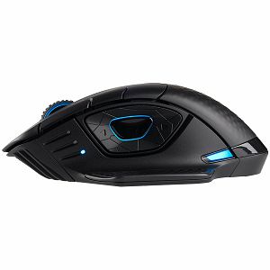 CORSAIR DARK CORE RGB PRO SE, Wireless FPS/MOBA Gaming Mouse with SLIPSTREAM Technology, Black, Backlit RGB LED, 18000 DPI, Optical, Qi® wireless charging certified (EU version)