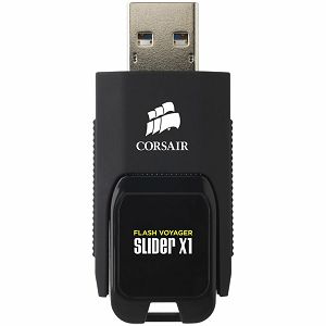 Corsair USB drive Flash Voyager Slider X1 USB 3.0 128GB, Capless Design, Read 130MBs, Plug and Play, EAN:0843591057004