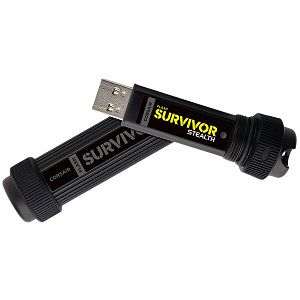 Corsair USB drive Flash Survivor Stealth USB 3.0 512GB, Military-Style Design, Plug and Play, EAN:0843591088107