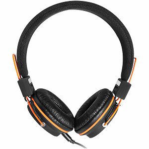 CANYON headphones, detachable cable with microphone, foldable, black