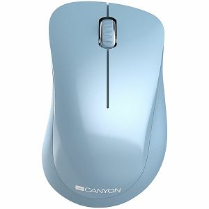 Canyon  2.4 GHz  Wireless mouse ,with 3 buttons, DPI 1200, Battery:AAA*2pcs  ,Blue67*109*38mm 0.063kg