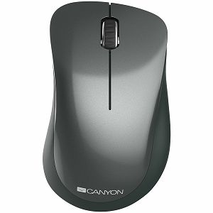 Canyon  2.4 GHz  Wireless mouse ,with 3 buttons, DPI 1200, Battery:AAA*2pcs,Black,67*109*38mm,0.063kg