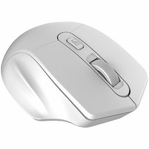 CANYON 2.4GHz Wireless Optical Mouse with 4 buttons, DPI 800/1200/1600, Pearl white, 115*77*38mm, 0.064kg