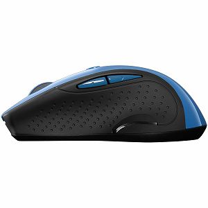 CANYON 2.4Ghz wireless mouse, optical tracking - blue LED, 6 buttons, DPI 1000/1200/1600, Blue Gray pearl glossy