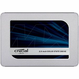 CRUCIAL MX500 500GB SSD, 2.5 7mm, SATA 6 Gb/s, Read/Write: 560/510 MB/s, Random Read/Write IOPS 95k/90k, with 9.5mm adapter