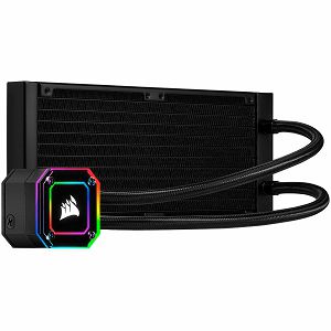 Corsair iCUE H100i ELITE CAPELLIX, 240mm Radiator, Dual 120mm ML RGB Fans, Software Control