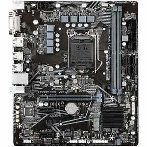 GIGABYTE Main Board Desktop Intel H510M Ultra Durable Motherboard with 6+2 Phases Digital VRM, PCIe 4.0* Design, Realtek 8118 Gaming LAN, 3 Display Interfaces Support , Anti-Sulfur Resistor,  Smart Fa