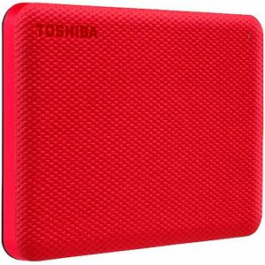 Toshiba External Hard Drive Canvio Advance (2.5 2TB, USB3.2 Gen 1, Red)