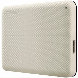 Toshiba External Hard Drive Canvio Advance (2.5 4TB, USB3.2 Gen 1, White)