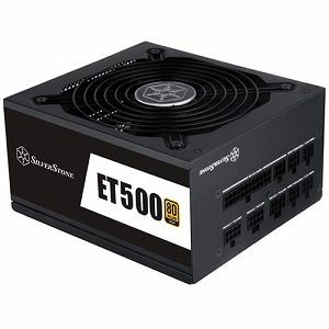 SilverStone Strider Essential Series, 500W 80 Plus Gold ATX PC Power Supply, Low Noise 135mm, 100% modular